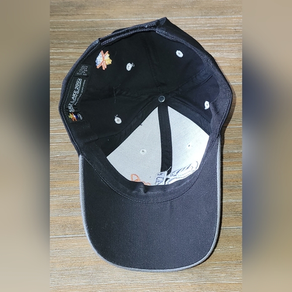 Salt Lake City 2002 Olympic Winter Games XIX Adjustable Vintage Hat Cap Black - Picture 2 of 9